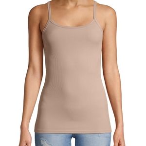 No Boundaries Juniors Rib Cami Size XL Brown